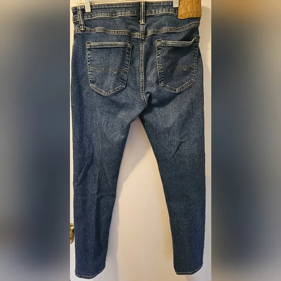 American Eagle Jeans Mens 32x32 AirFlex+ Blue Denim Athletic Skinny - Picture 5 of 11